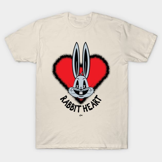 Rabbit HRT T-Shirt by Emm Designz Art